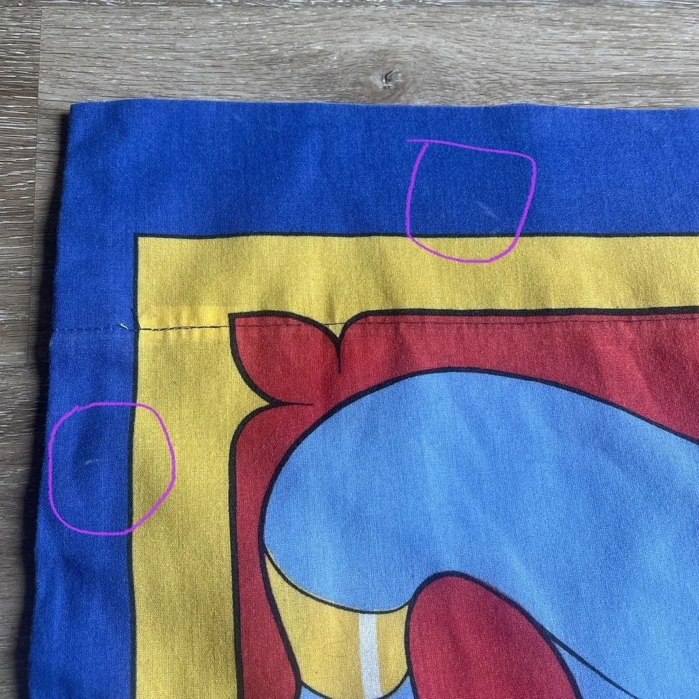 Vintage Aladdin Disney 3 Piece Twin Size Bed Set Fitted Flat Pillowcase 90's